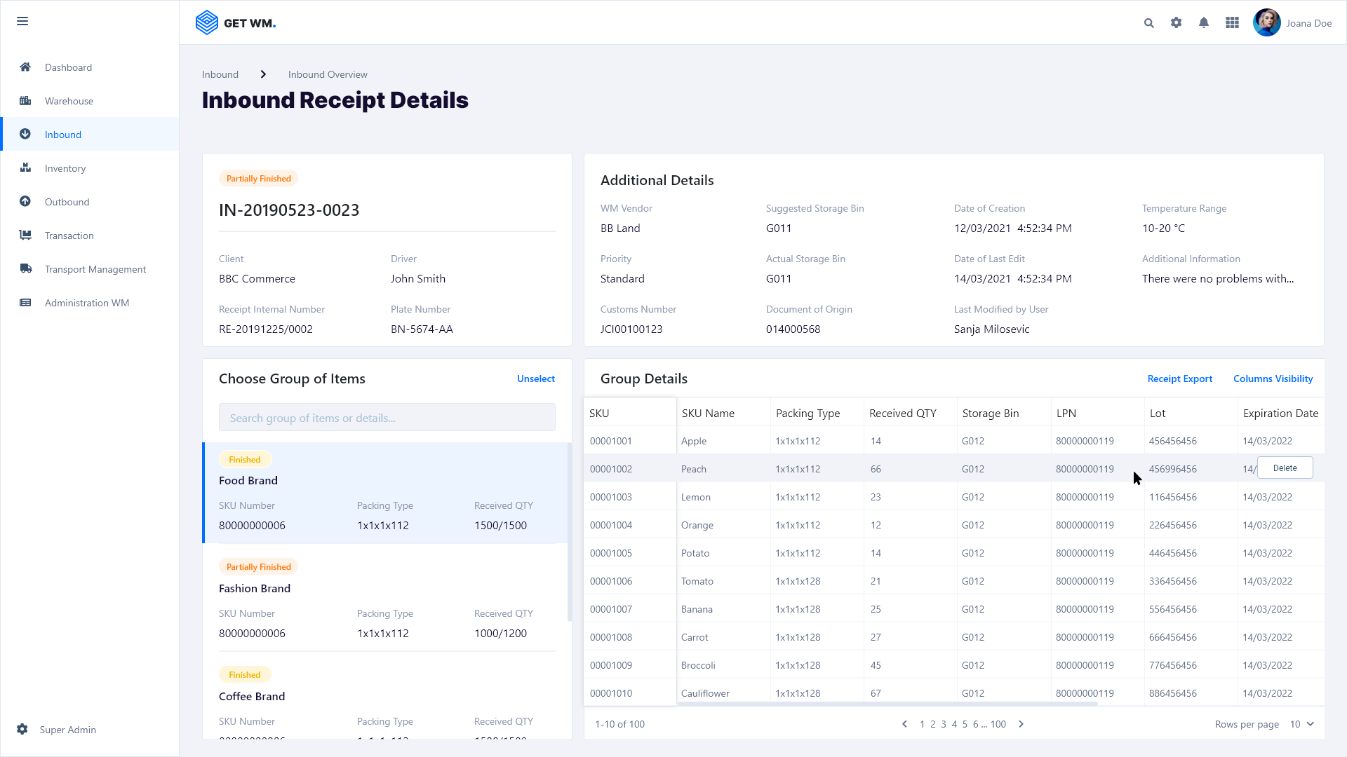 GET-Warehouse-Master - Global Engineering Technologies
